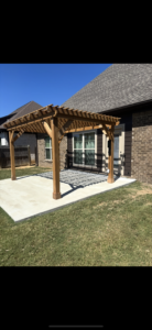 Pergola Assembly and Siding Upgrade in Florence