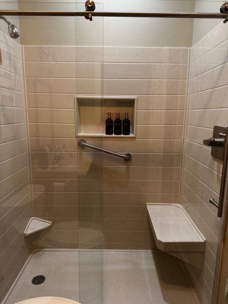 Onyx Shower Installation in Florence — bathroom remodeling